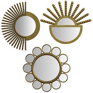 Peruvian wall mirrors - set 1