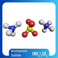 Ammonium sulfate 3D Model (NH4)2SO4