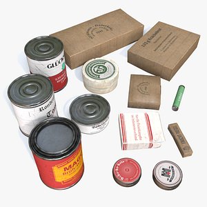 ration german wwii 3D