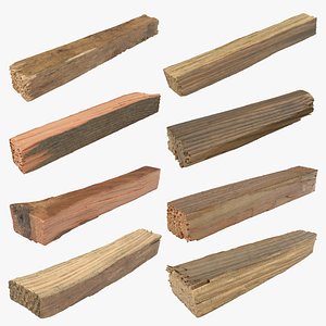 Firewood Kindling  HD Scan Collection 3D model