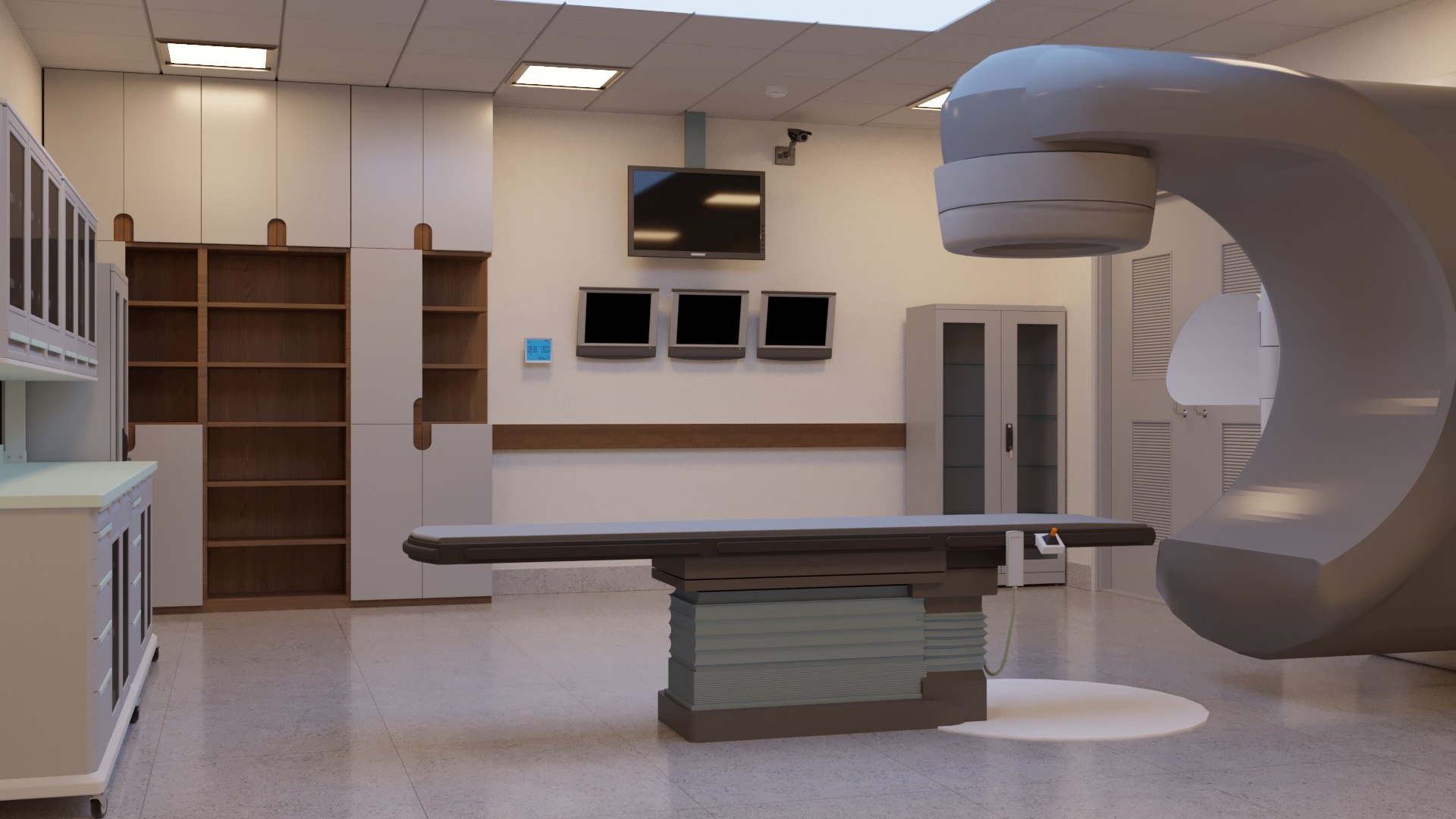 3D Hospital Linear Accelerator Room - TurboSquid 2021447