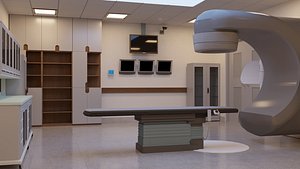 3D Hospital Linear Accelerator Room