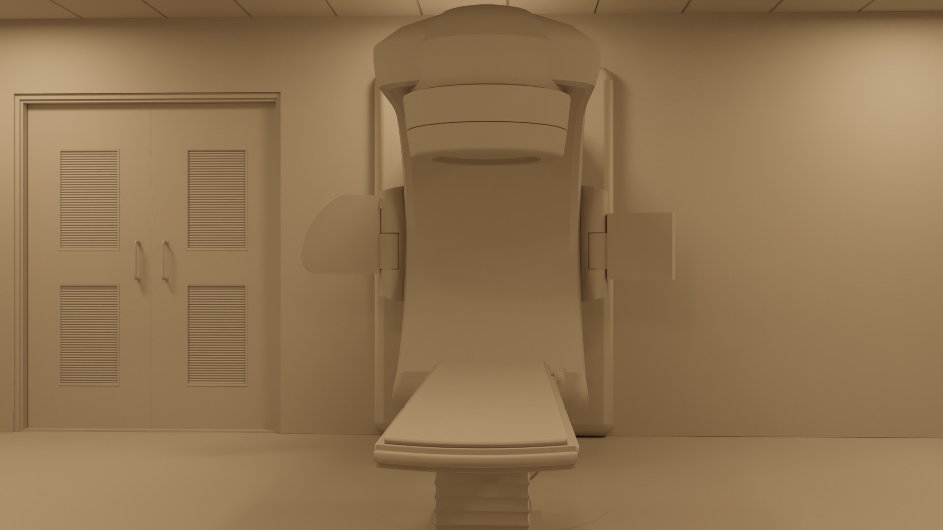 3D Hospital Linear Accelerator Room TurboSquid 2021447