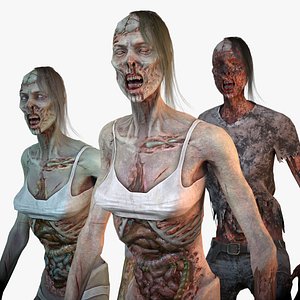 Classic Zombie woman model