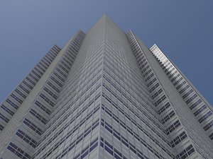 3d model modeled building chicago