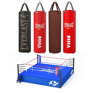 boxing bag punch 3D model
