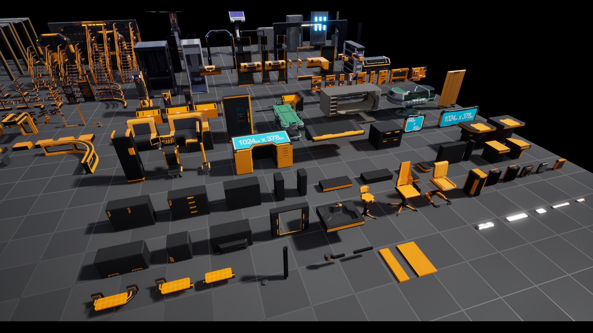 Modular Scifi Base 3D - TurboSquid 2187090