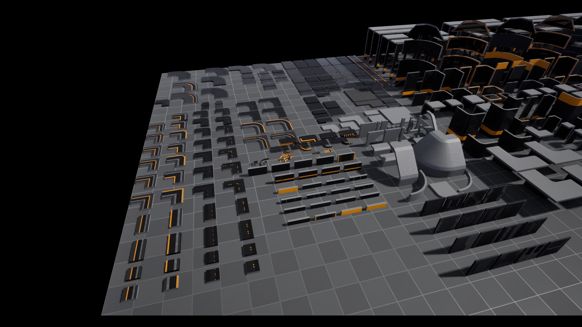 Modular Scifi Base 3D - TurboSquid 2187090