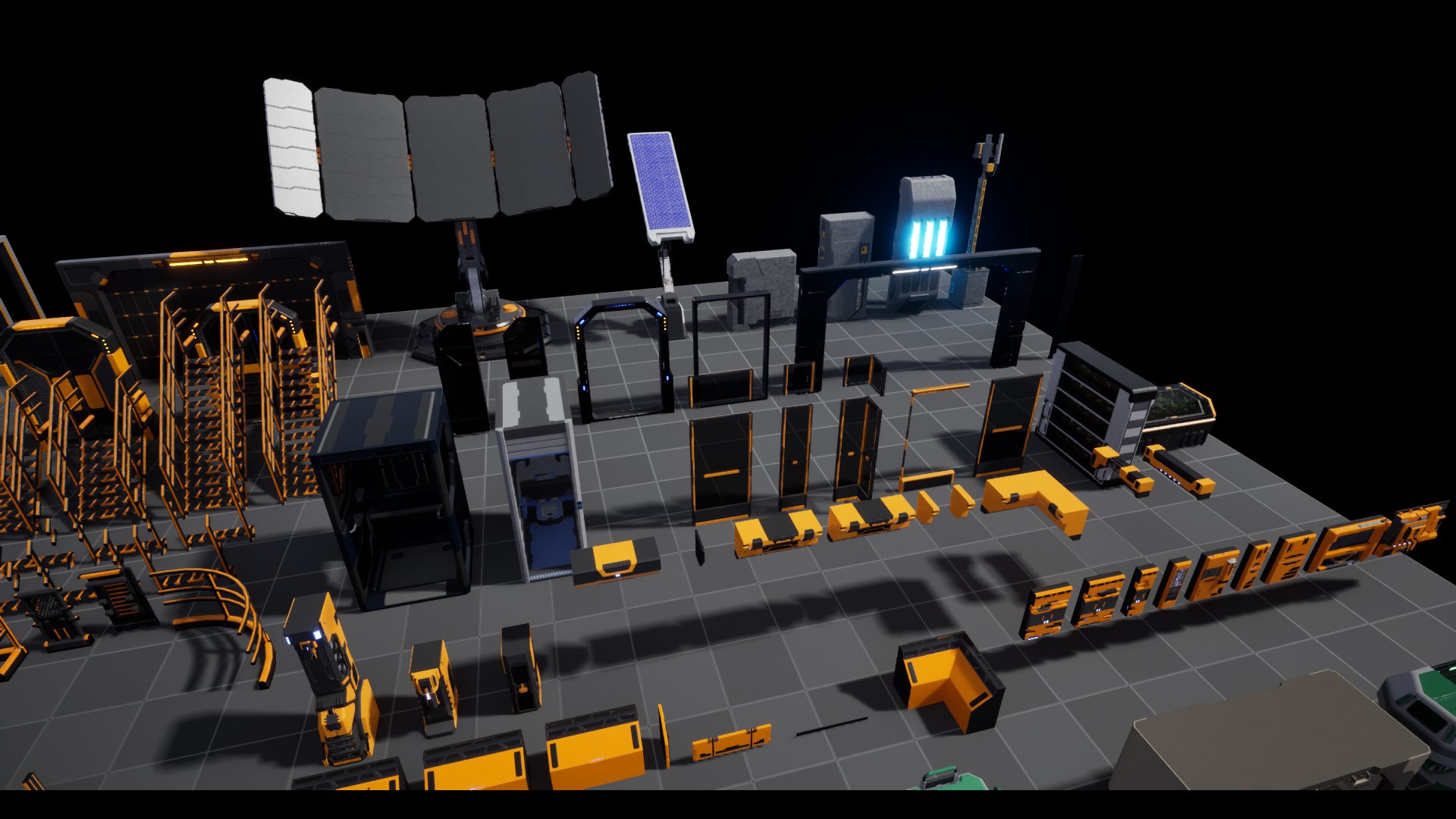 Modular Scifi Base 3D - TurboSquid 2187090