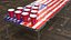 3D model Beer Pong Table USA Style