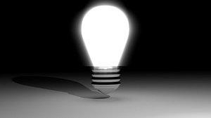 light bulb basic 3d model