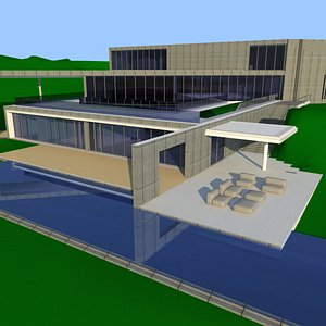 house mexico japanese 3d obj