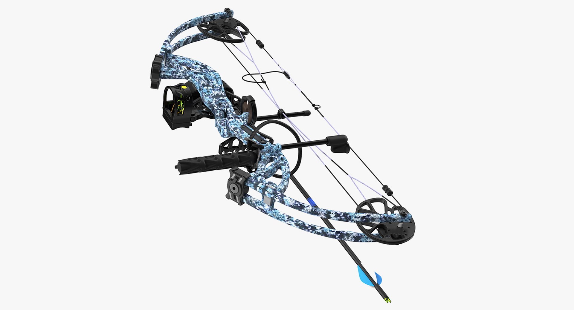 Compound Bow Generic 3D Model 3D model preview