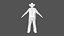 Wilder Westen Sonnenuntergang Reiter Cowboy Low-Poly