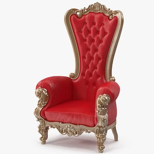 Santa Throne Chair 3D model