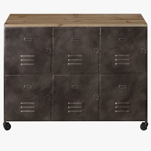 Wayne Wheeled Sideboard