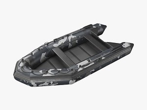 inflatable boat - pbr 3D
