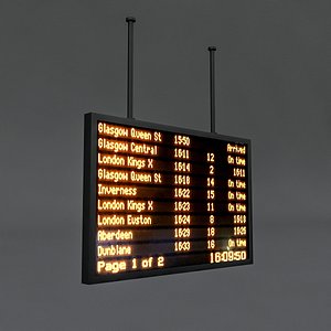 airport digital signage