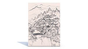 3D Chinese Landscape model