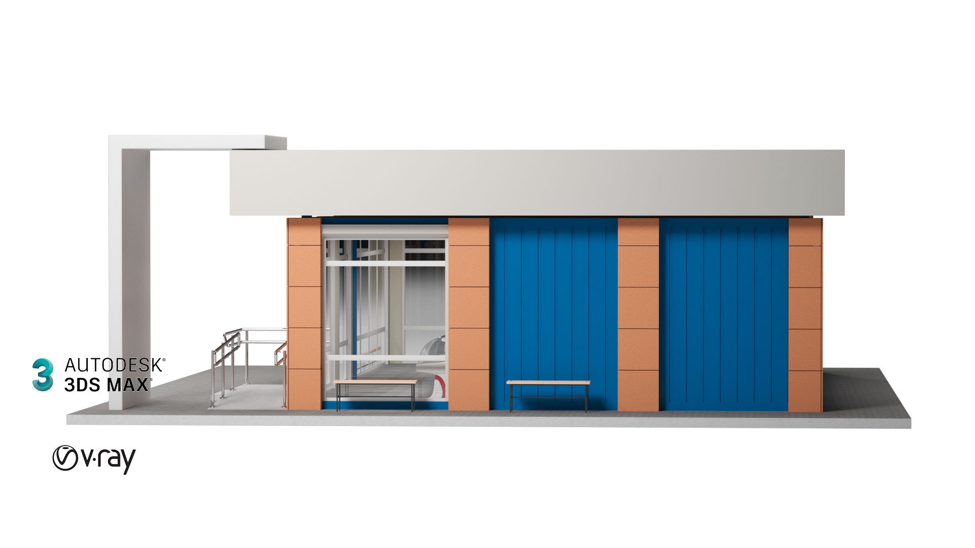 3D Mini Market Store Model - TurboSquid 2230315