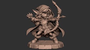 Liora Forestwind Archer 3D model
