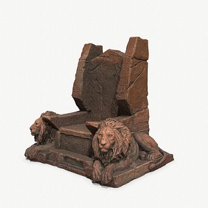 Lion Throne 3D model