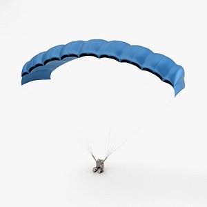 parachute sport skydive 3D model