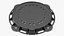 3D Steel Sewer Cover Lid New