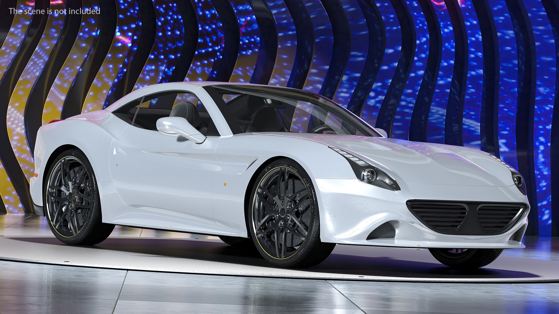 Generic Sport Car 3D model preview