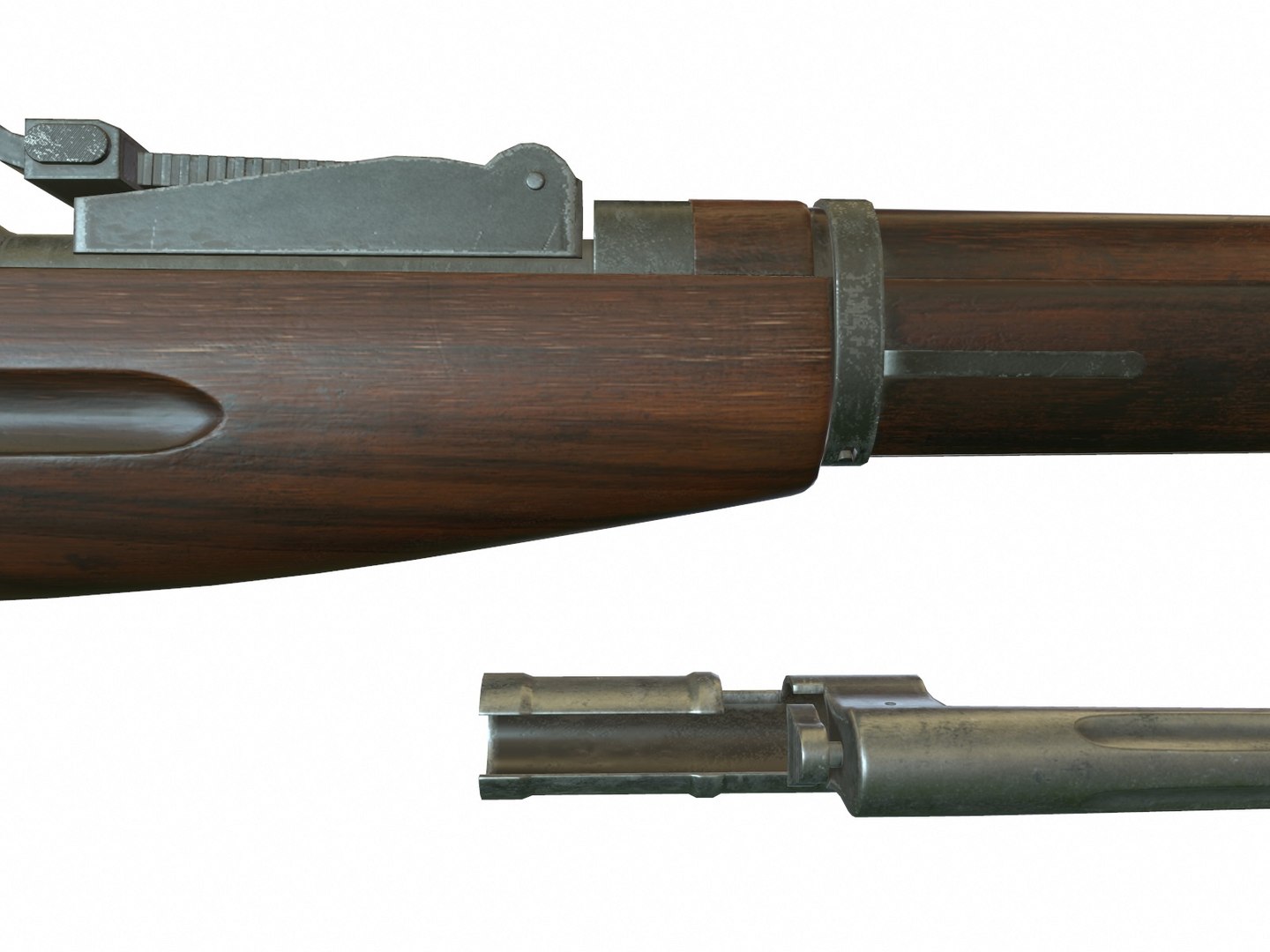Soviet Riffle Mosin 3d Model