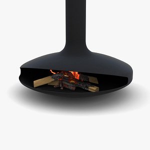 3D Focus Gyrofocus Fireplace model