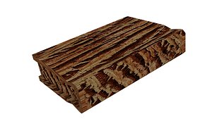 Book textured 3D model