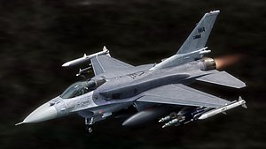 F-16-Block72 with Cockpit-Fully Rigged-Changeable Decal and Texts