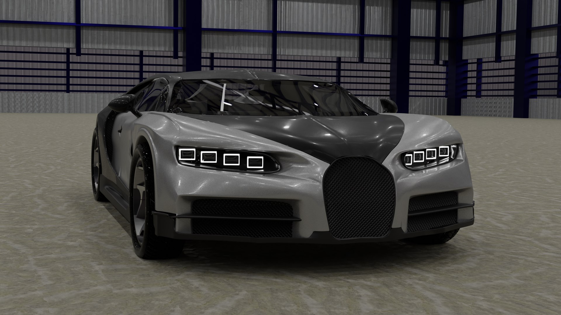 Buggati Chiron 3D - TurboSquid 2014827