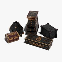 OB 02 Egyptian Necromancer Kit - 06 Boxes and small containers