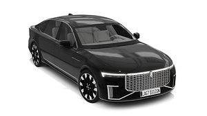 3D Luxury Sedan