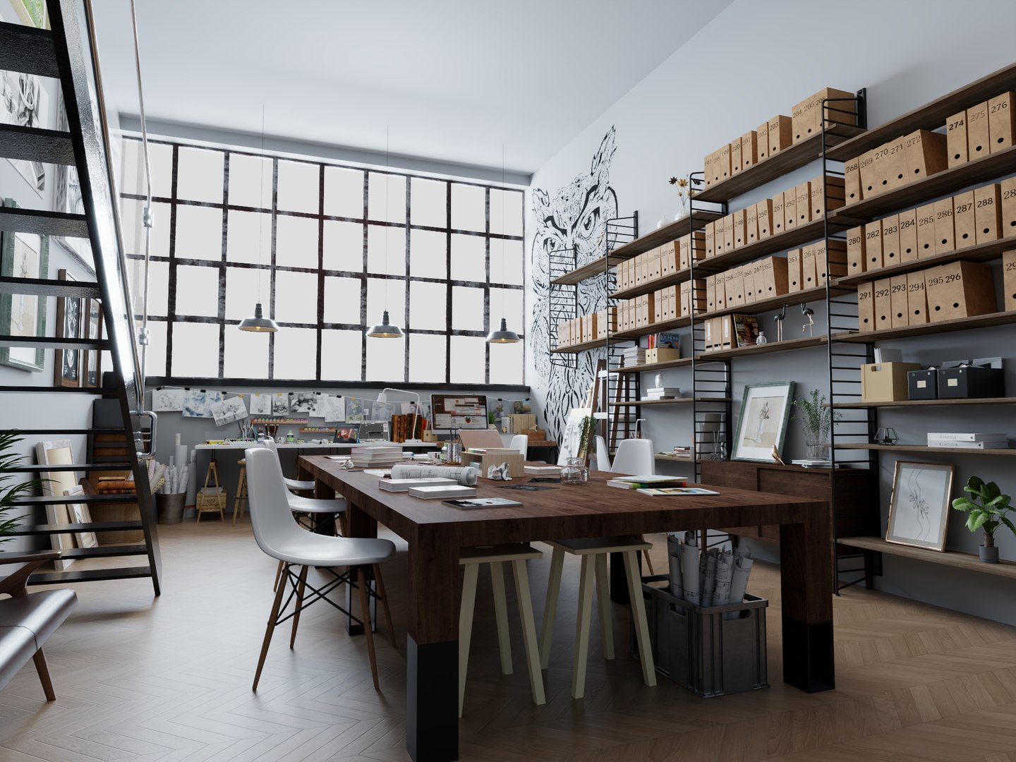 Creative Artist Studio Interior Set 3D Model 3D model https://p.turbosquid.com/ts-thumb/CQ/OE4mgS/ay/12/jpg/1774100402/1920x1080/fit_q87/65da3605f477b756314c1a6c6439b5f69562749a/12.jpg