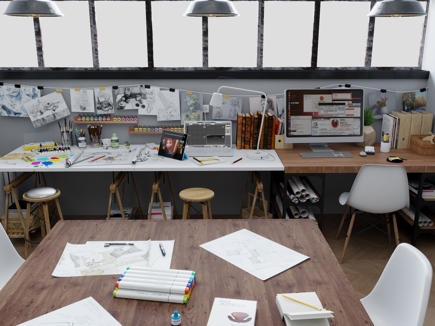 Creative Artist Studio Interior Set 3D Model 3D model https://p.turbosquid.com/ts-thumb/CQ/OE4mgS/lW/116/jpg/1774100416/1920x1080/fit_q87/47a96d165732beb2b5cee35e4c9655b19608d6da/116.jpg