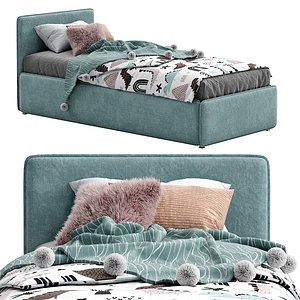 3D model bonaldo single beds titti