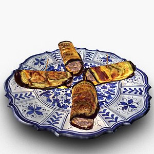 Rolled eggplant