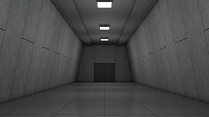 3D Sci Fi Interior
