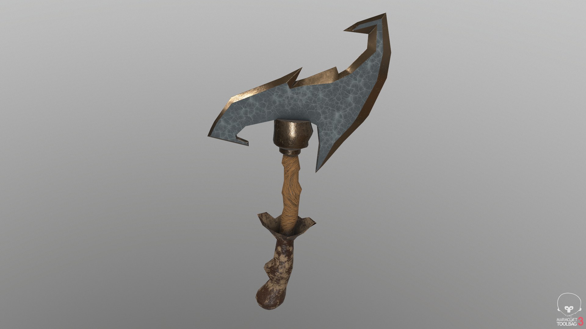 fantasy axe 3D model https://p.turbosquid.com/ts-thumb/CQ/bvRudo/LkQYfzAx/screenshot007/png/1544018727/1920x1080/fit_q87/4e81d3da45add21e3094269a87e5821d6acb432d/screenshot007.jpg