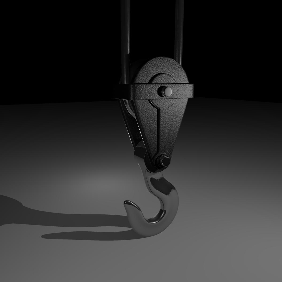 3d Model Crane Hook
