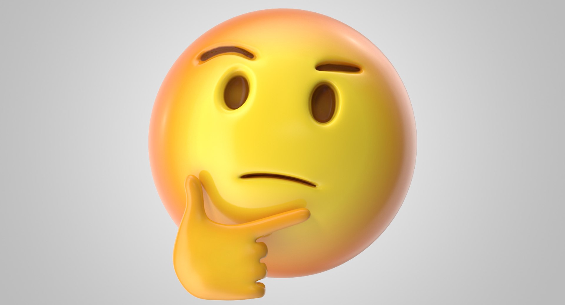 Thinking face 3D Emoji Icon 28798174 PNG