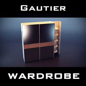 gautier wardrobe 3d model