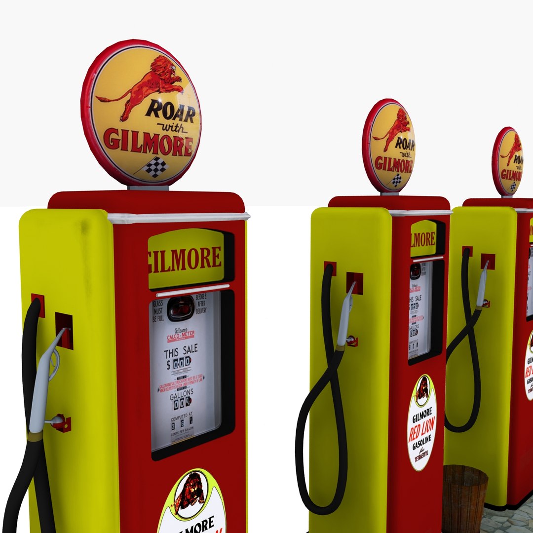 3d Gas Pump Model