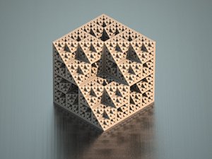 octahedron sierpinski fractal 3ds