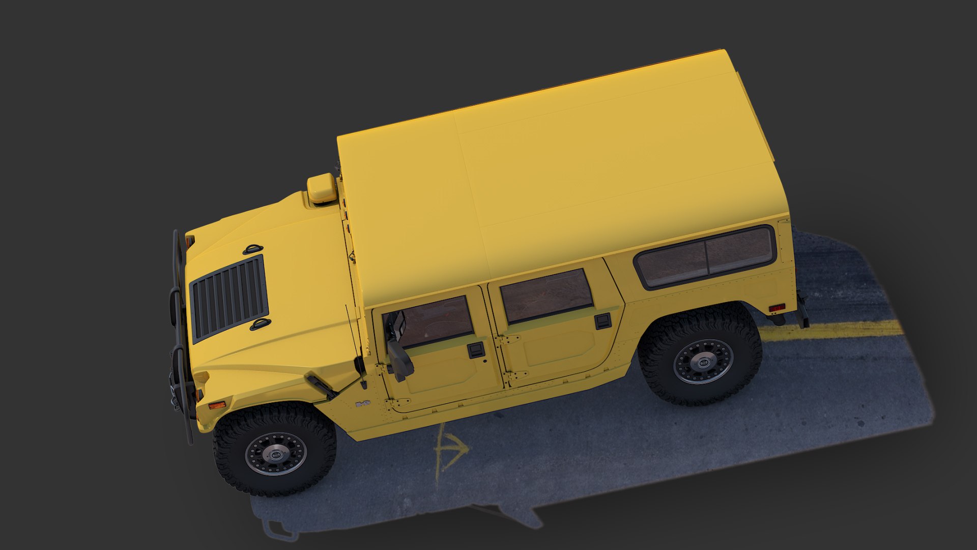 3D Hummer H1 Alpha 2006 Model - TurboSquid 2259540