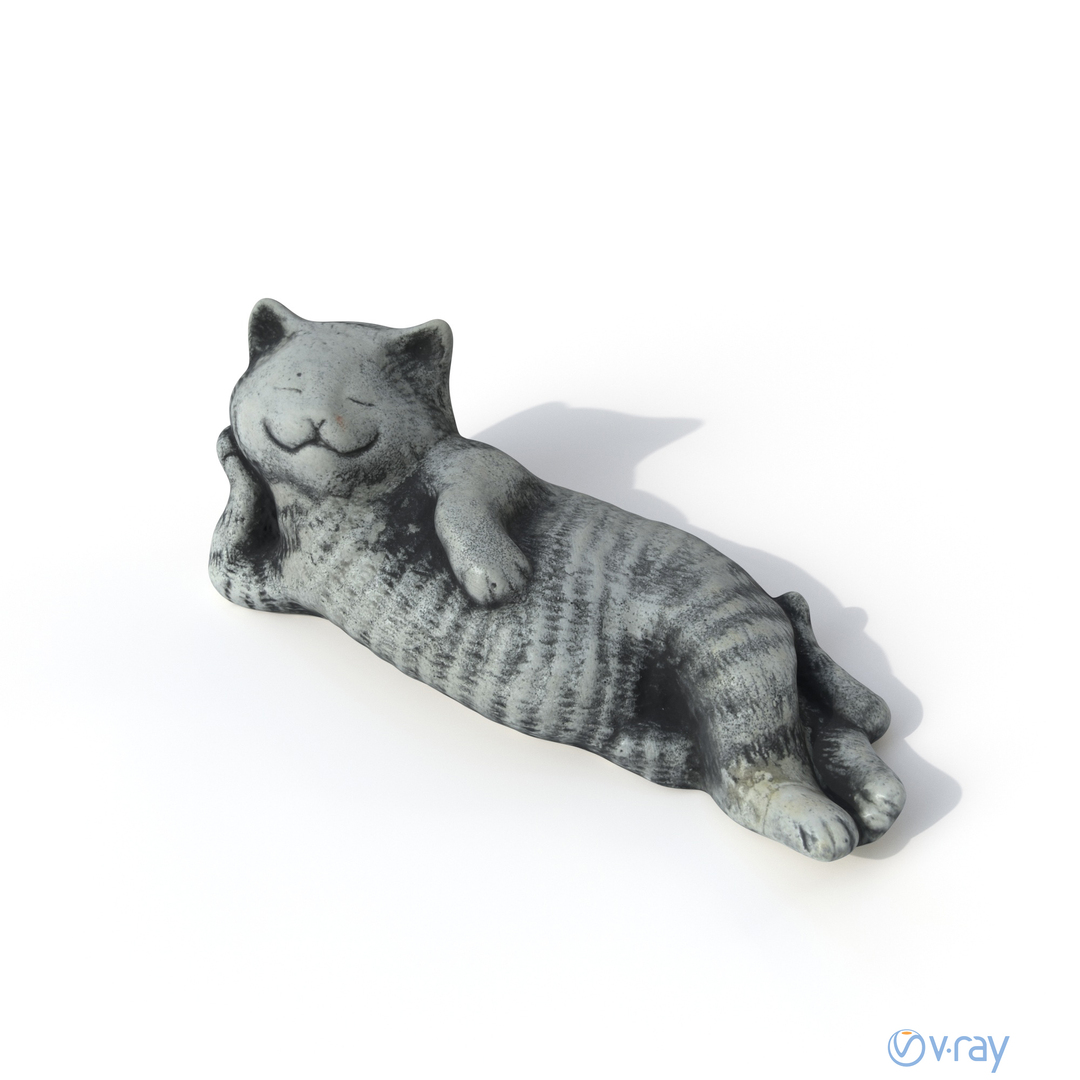 Statuette Cat Model - TurboSquid 1228460