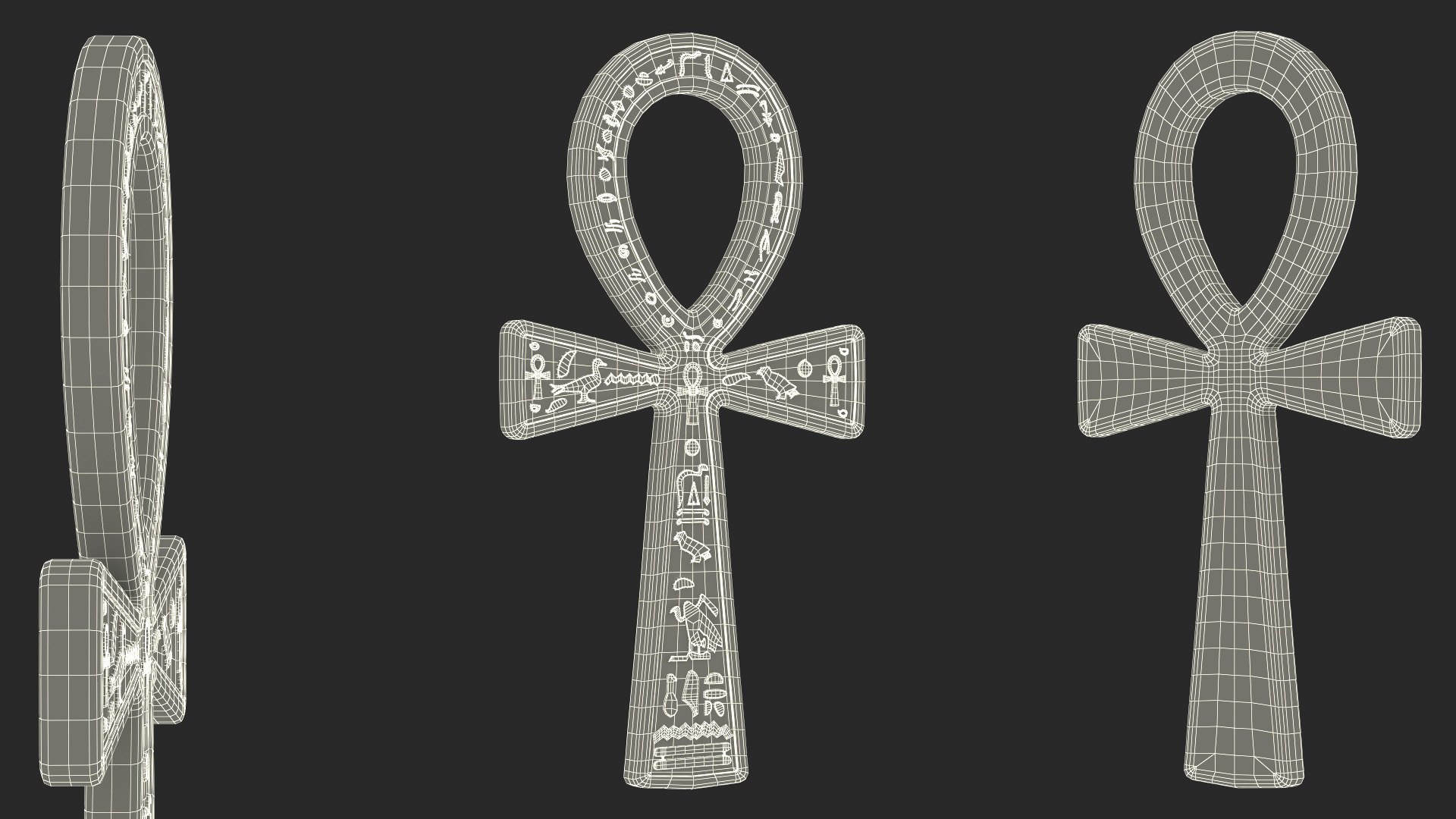 3D Ankh Symbol Model - TurboSquid 2339688